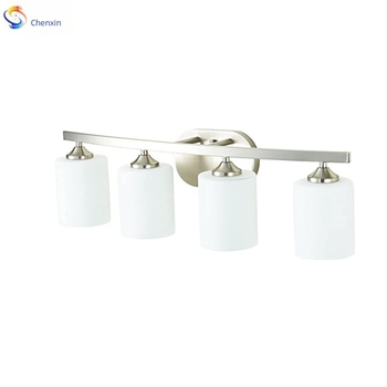 Lampa de perete stil american retro industrial cu abajur din sticlă pentru dormitor, baie și hol