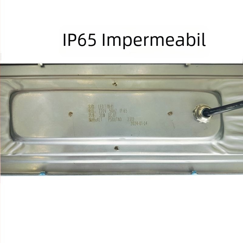 Hotă de bucătărie din oțel inoxidabil, cu lampă LED cu protecție la explozie, iluminare plată pentru tavan cu trei protecții, model YZD-5, anti-ceață și impermeabil