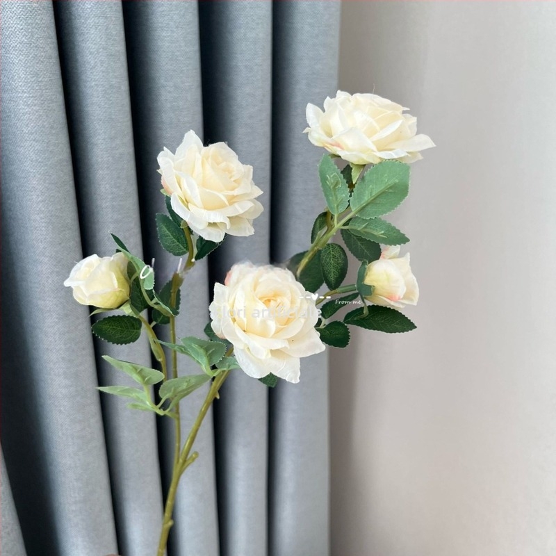 Colț decorativ floral artificial cu cinci brațe, pentru săli de nuntă, decor de casă, recuzită pentru fotografie și vitrine