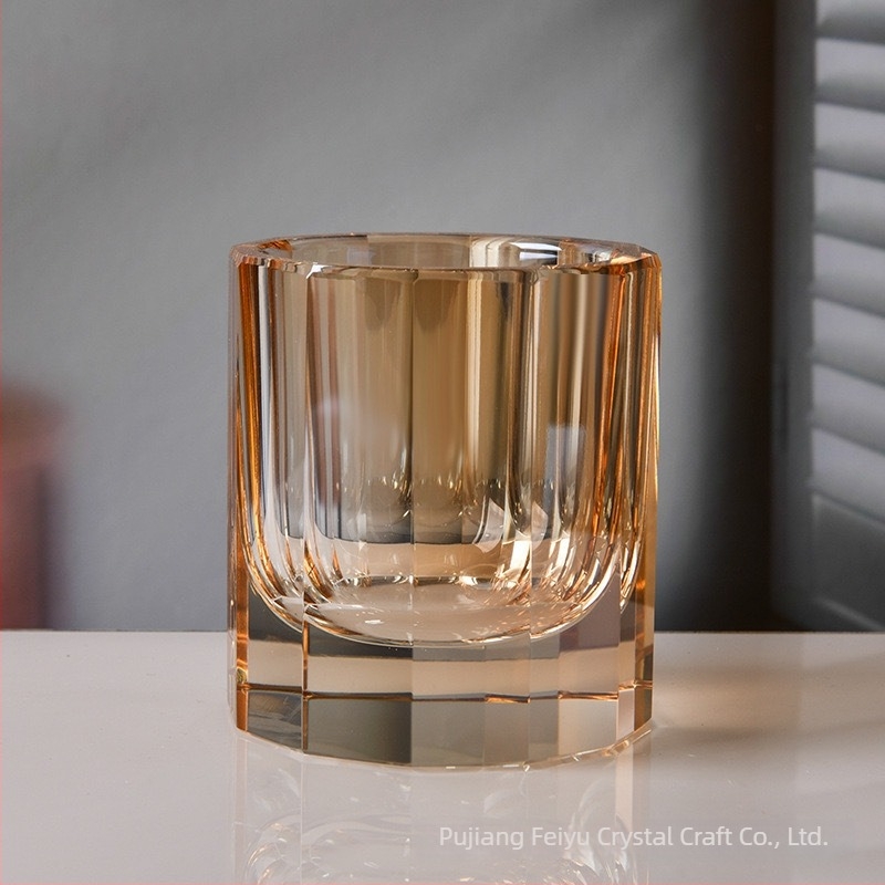 Pahar de cristal pentru whisky și ceașcă de baie, stil modern minimalist, cristal de înaltă calitate