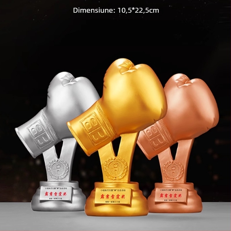 Trofeu din cristal pentru competiții de arte marțiale și sporturi de luptă – premiu, suvenir memorial, personalizabil