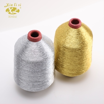 Fir de broderie din metal auriu și argintiu, 0,3 mm ultra-fin, fir pentru etichete, 600D