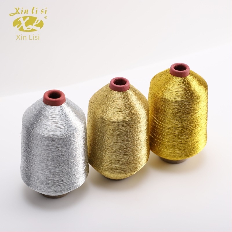 Fir de broderie din metal auriu și argintiu, 0,3 mm ultra-fin, fir pentru etichete, 600D