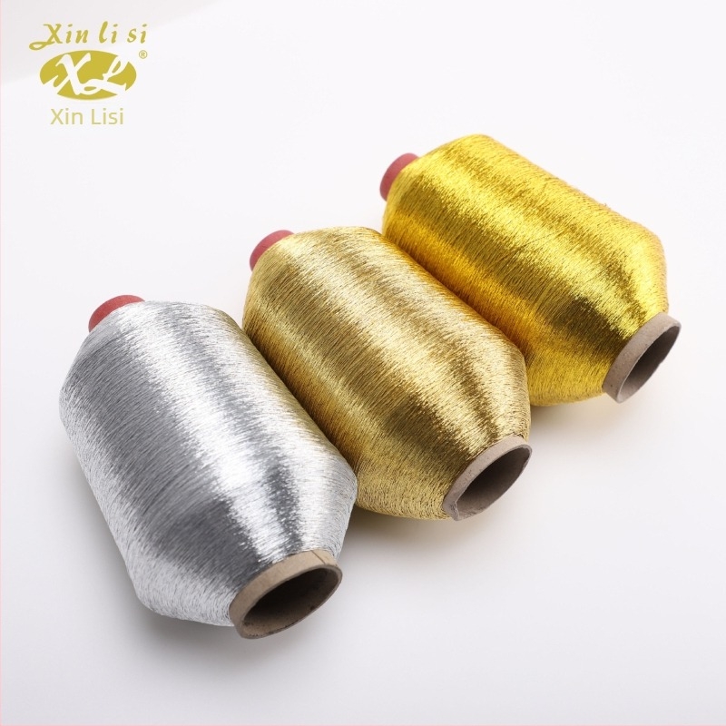 Fir de broderie din metal auriu și argintiu, 0,3 mm ultra-fin, fir pentru etichete, 600D