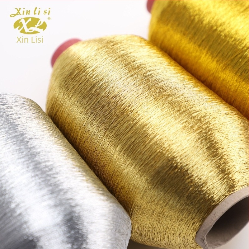 Fir de broderie din metal auriu și argintiu, 0,3 mm ultra-fin, fir pentru etichete, 600D