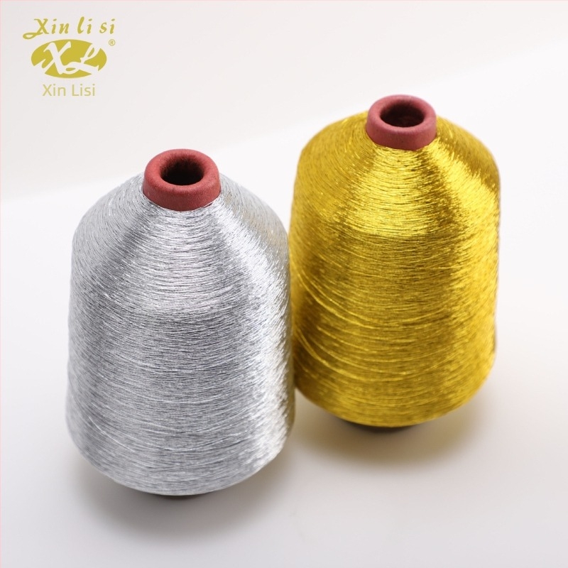 Fir de broderie din metal auriu și argintiu, 0,3 mm ultra-fin, fir pentru etichete, 600D