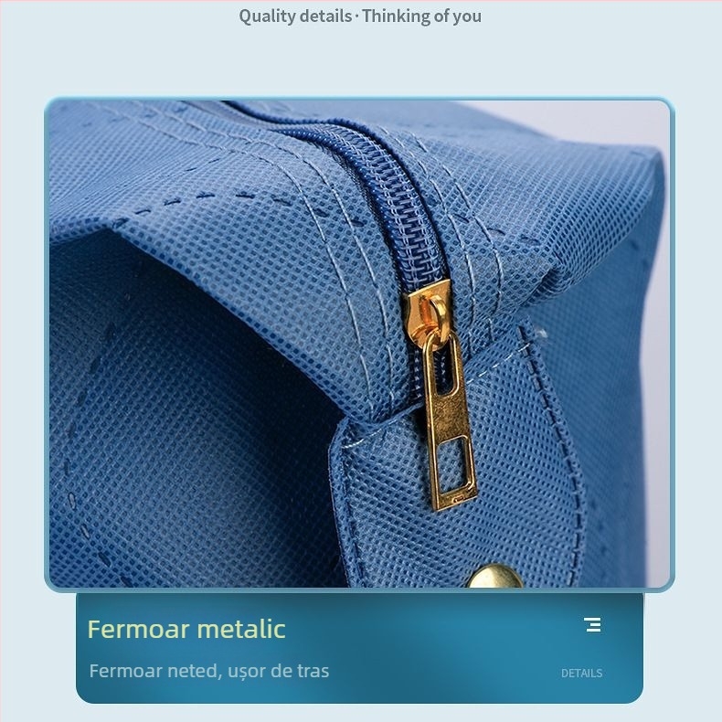 Sac personalizabil pentru depozitarea cuverturilor, capacitate mare, geantă tote din material nețesut