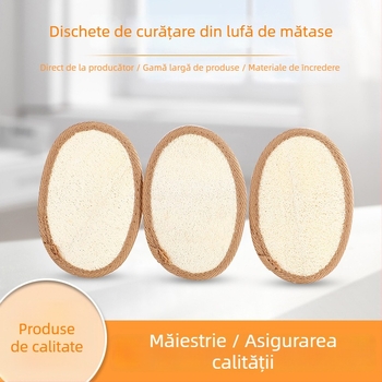 Jeannier felii de luffa pentru baie – curățare delicată, exfolierea pielii, cu posibilitatea de a se agăța