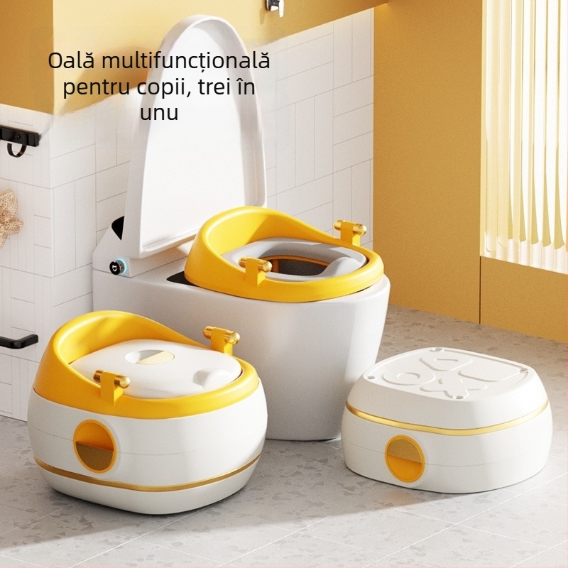 Scaun de toaletă pentru bebeluși, multifuncțional, demontabil, pentru băieți și fete