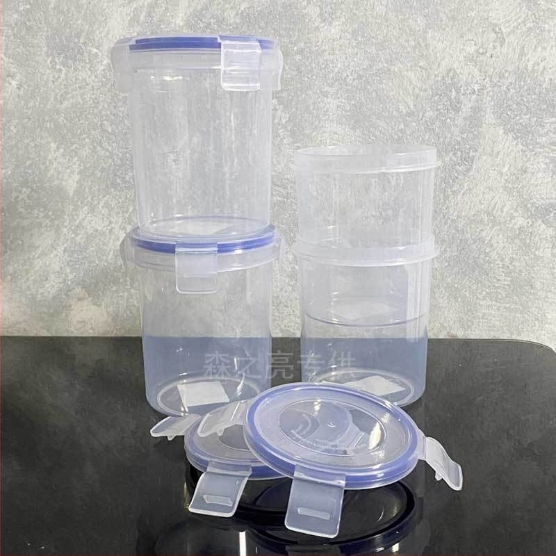 Recipient plastic rotund pentru ovăz și cereale, 500 ml, etanș, de calitate alimentară