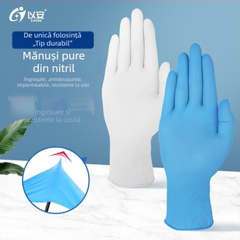To Ann mănuși de unică folosință pentru spălat vase, impermeabile, cu lungime mare, de calitate alimentară, pentru uz casnic