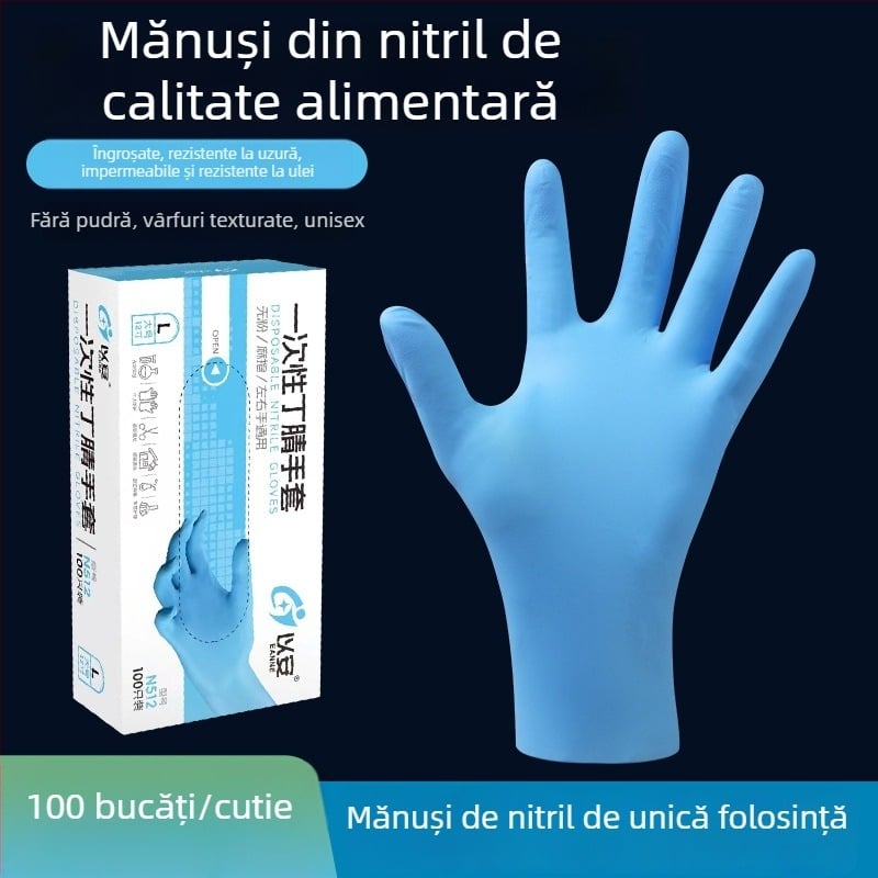 To Ann mănuși de unică folosință pentru spălat vase, impermeabile, cu lungime mare, de calitate alimentară, pentru uz casnic