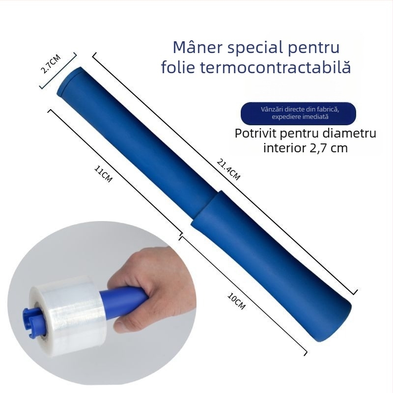 Mâner din plastic pentru folie de împachetat și protecție pentru mână pentru folie stretch