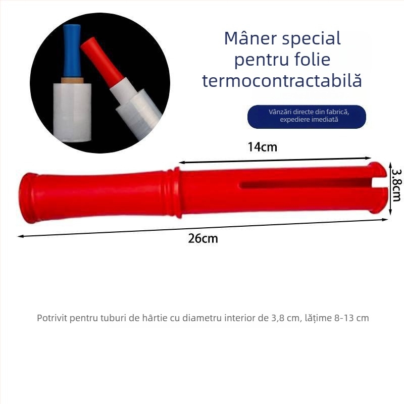 Mâner din plastic pentru folie de împachetat și protecție pentru mână pentru folie stretch