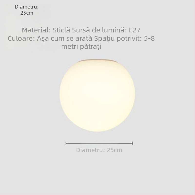 Lampă de perete nordică, sferă cu bule, design modern minimalist, LED reglabil