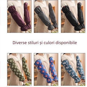 Manșete subțiri de bucătărie, respirabile, pentru protecție împotriva stropilor de ulei la gătit