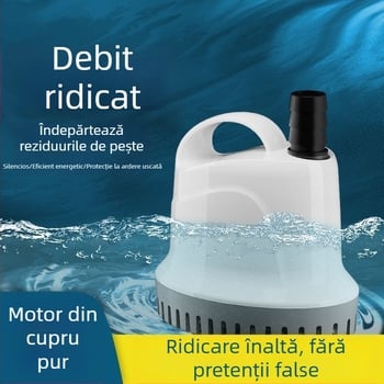 Pompa de circulație pentru acvariu, trei în unu, submersibilă, foarte silențioasă, pentru uz casnic, mini cu aspirație din partea de jos