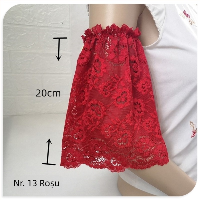 Manșete din dantelă pentru brațe, stil clopot, protecție solară, lungi și scurte