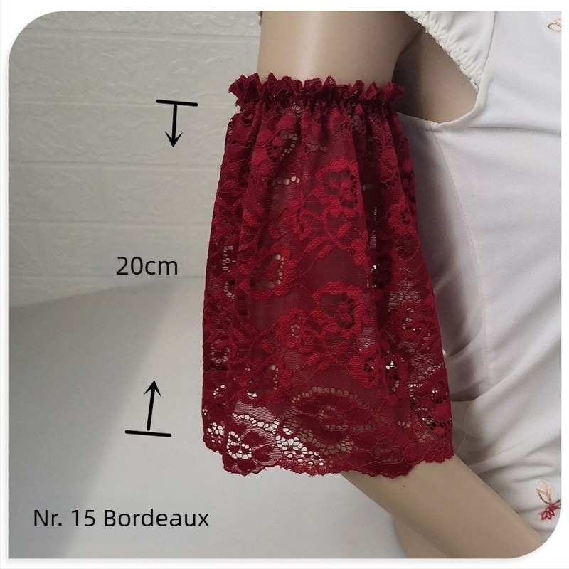 Manșete din dantelă pentru brațe, stil clopot, protecție solară, lungi și scurte