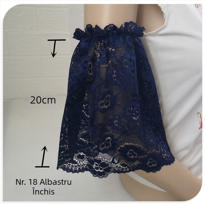 Manșete din dantelă pentru brațe, stil clopot, protecție solară, lungi și scurte