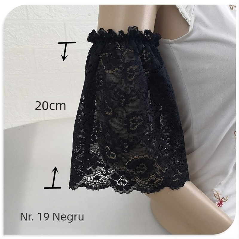 Manșete din dantelă pentru brațe, stil clopot, protecție solară, lungi și scurte