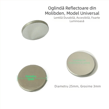 ZnSe lentilă semilună și oglindă focalizantă pentru mașinile de tăiat cu laser, distanțe focale 50,8/63,5 mm, diametru 20 mm