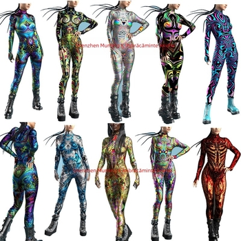 Costum cosplay întreg cu model de joc video, imprimare digitală, stil Harajuku