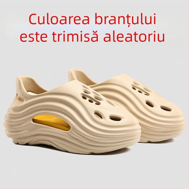 Slapi cu găuri Alien Hole Slippers — anti miros, talpă groasă, antiderapantă