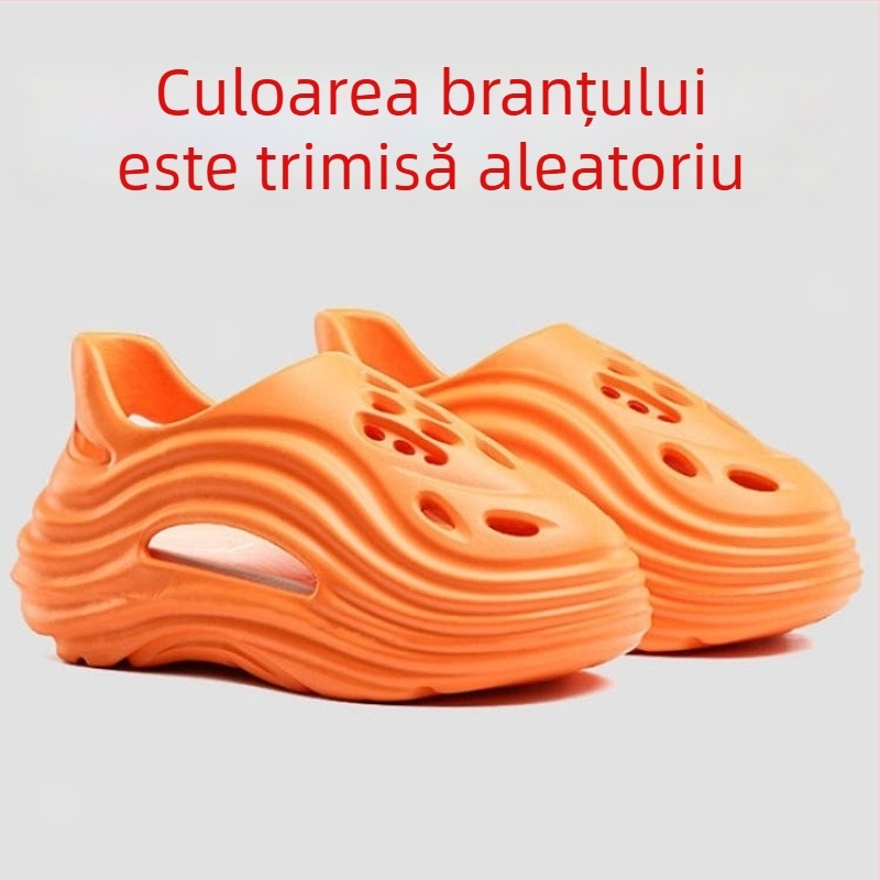 Slapi cu găuri Alien Hole Slippers — anti miros, talpă groasă, antiderapantă