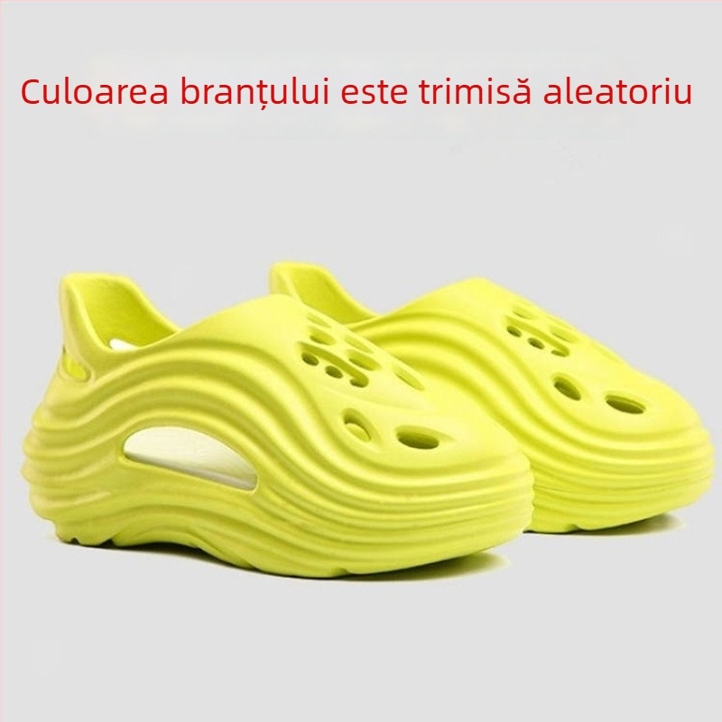 Slapi cu găuri Alien Hole Slippers — anti miros, talpă groasă, antiderapantă
