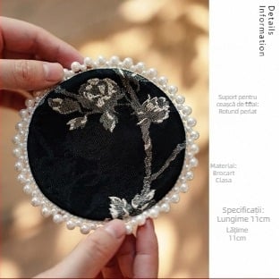 Covoraș dublu față pentru ceai, jacquard retro, lux, stil Zen
