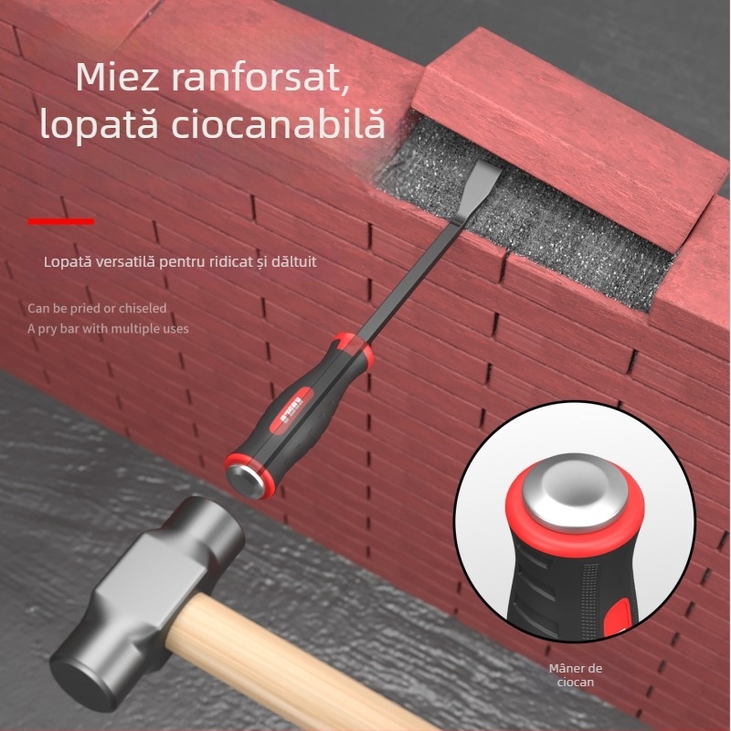 Crowbar pentru tâmplă din oțel tratat, montaj uși și ferestre, unealtă multifuncțională mică
