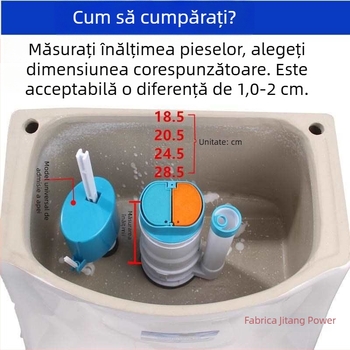 Kit mecanism toaletă cu plutitor – set complet pentru toalete tradiționale