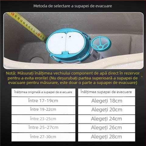 Kit mecanism toaletă cu plutitor – set complet pentru toalete tradiționale