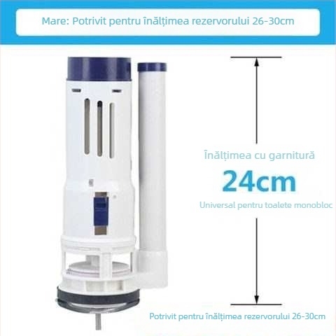 Kit mecanism toaletă cu plutitor – set complet pentru toalete tradiționale