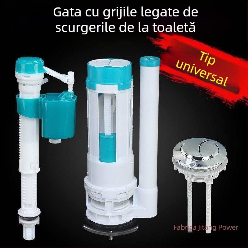 Kit mecanism toaletă cu plutitor – set complet pentru toalete tradiționale