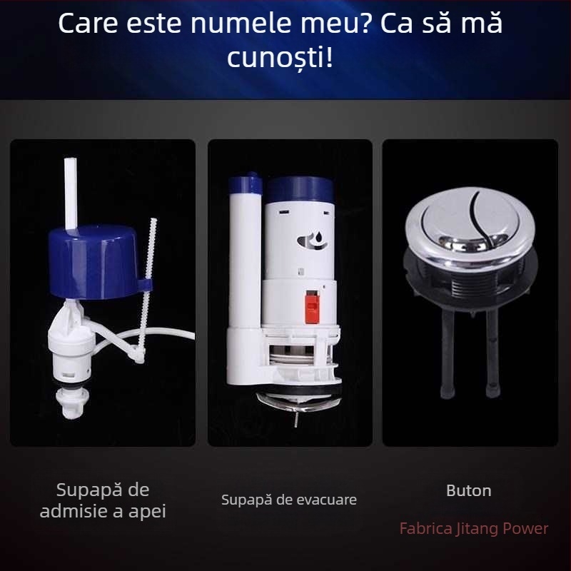 Kit mecanism toaletă cu plutitor – set complet pentru toalete tradiționale