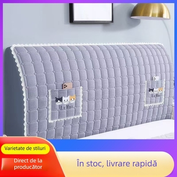 Husă pentru tăblie pat, 2025 model nou, acoperire completă, căptușeală moale, protecție împotriva prafului pentru pat din lemn