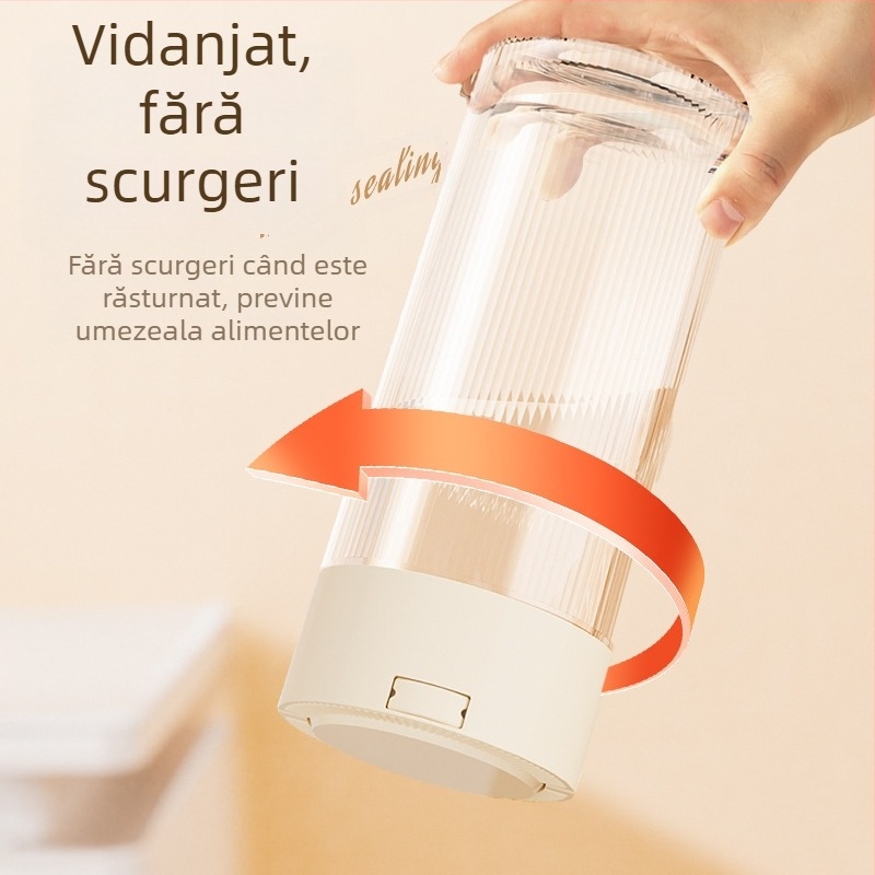 Recipient plastic etanș pentru bucătărie, rotund, 1–2 l, pentru cafea boabe, ceai și cereale