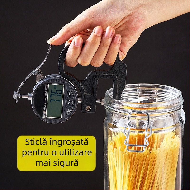 Borcane din sticlă sigilate pentru murături și usturoi murat, recipient cilindric pentru depozitare alimentară, lux ușor, 5 L sau mai mult