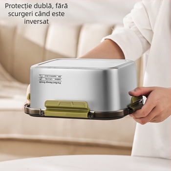 Cutie sigilată din oțel inoxidabil 304 cu capac pentru păstrarea fructelor și legumelor, recipient de depozitare pentru frigider, în mai multe dimensiuni