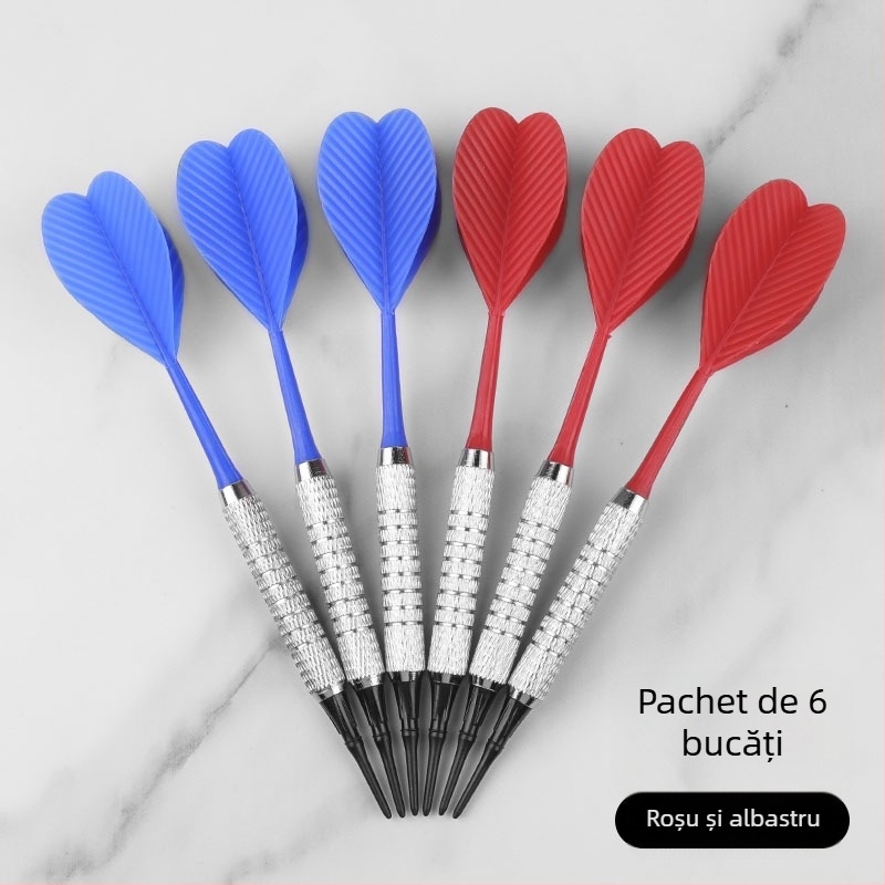Darturi moi de 13 g, cu vârfuri din plastic rezistente pentru antrenament și distracție acasă