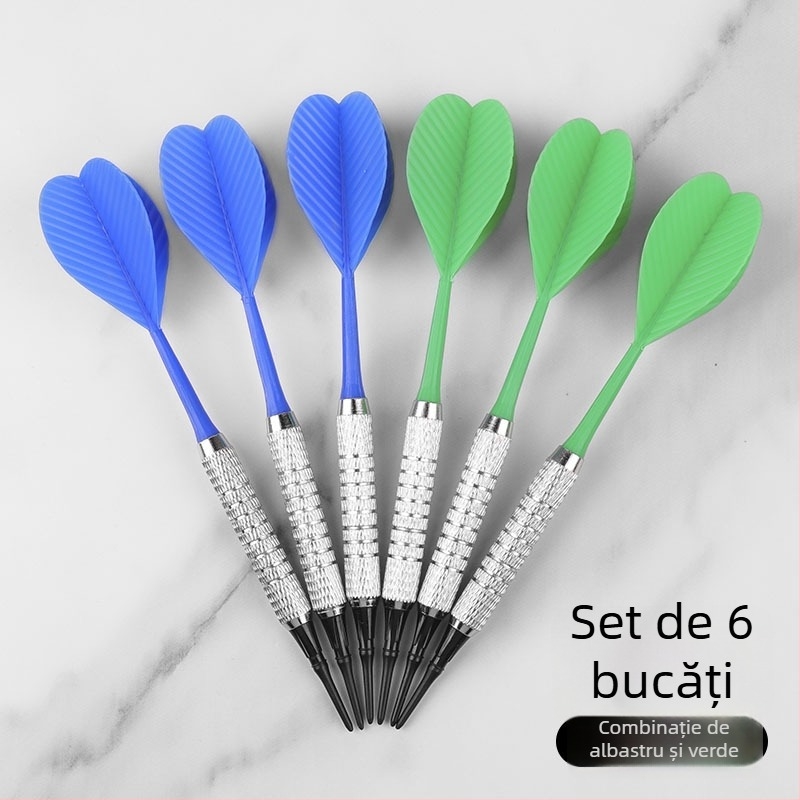 Darturi moi de 13 g, cu vârfuri din plastic rezistente pentru antrenament și distracție acasă