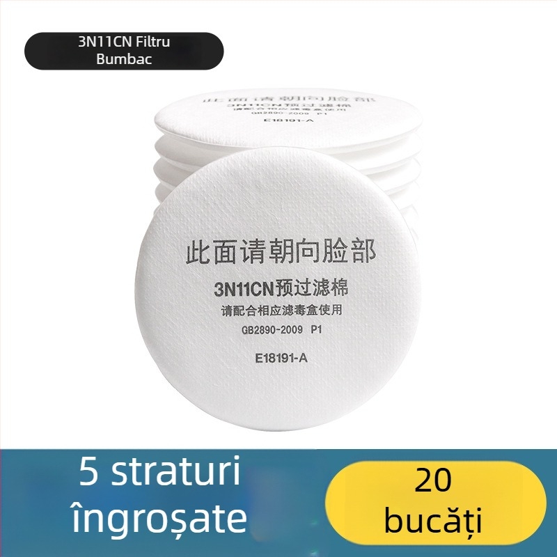Respirator pentru vopsire cu filtru de cărbune activ pentru gaze chimice, praf și formaldehidă