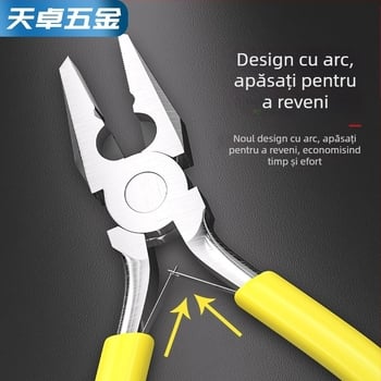 Clește mini de 5 inchi, handmade pentru DIY — Clește de sârmă multifuncțional, vârf ascuțit pentru bijuterii cu mărgele, compact pentru uz casnic
