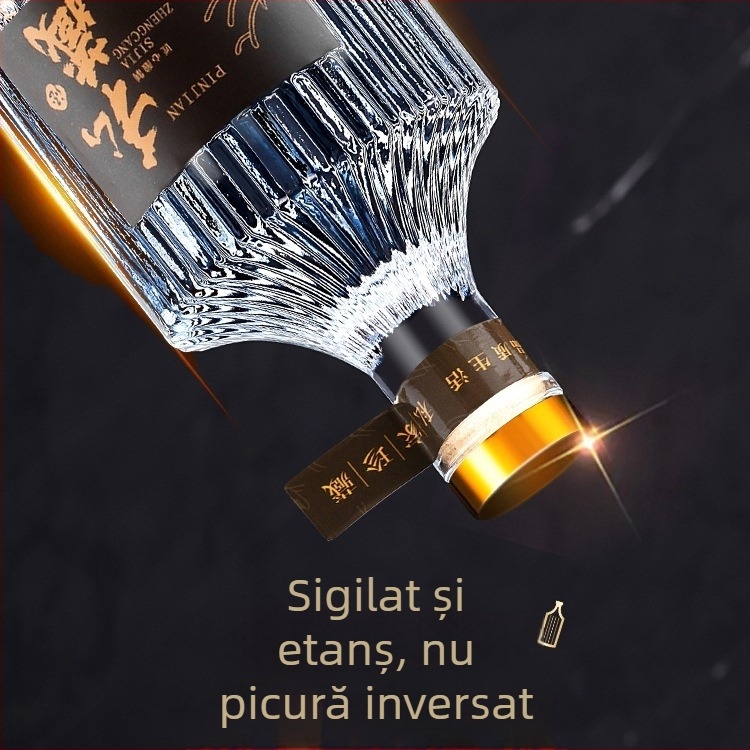 Sticlă din sticlă pentru vin, mică, etanșă, potrivită pentru vin, ulei și apă, capacitate sub 300 ml