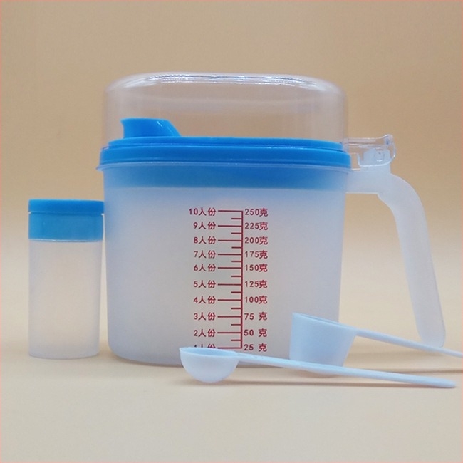 Set dozare ulei și sare cu capac automat deschis/închis — recipient din sticlă pentru ulei, recipient din plastic pentru ulei, linguriță de sare și solniță