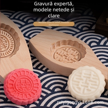 Forme din lemn pentru coacere – tradiționale prăjituri din orez lipicios și mooncake