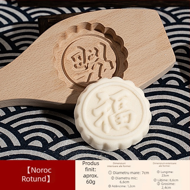 Forme din lemn pentru coacere – tradiționale prăjituri din orez lipicios și mooncake