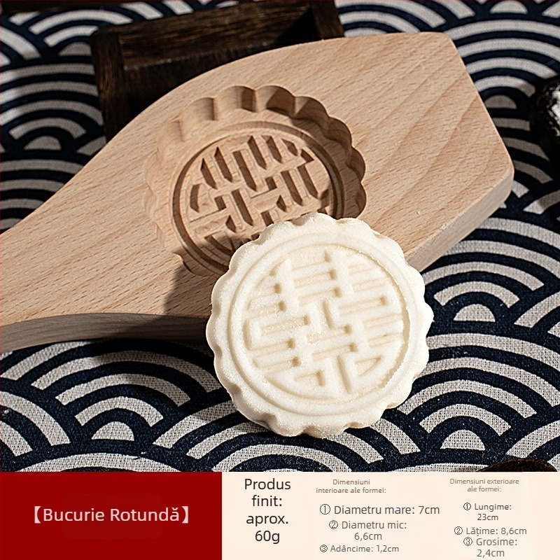 Forme din lemn pentru coacere – tradiționale prăjituri din orez lipicios și mooncake